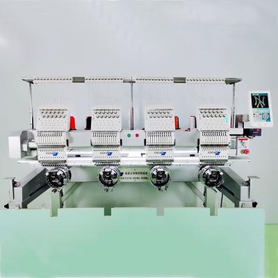 China Hotels Yonthin Commercial Digital 4 Head Multi Needle Automated Flat Embroidery Machine For Industrial Hat And T Shirts On Sale for sale