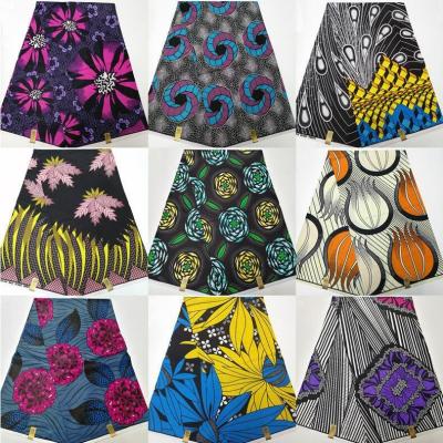 China Wholesale 6Y stock 100%cotton African wax print anti-static fabric for dress bag garment for sale