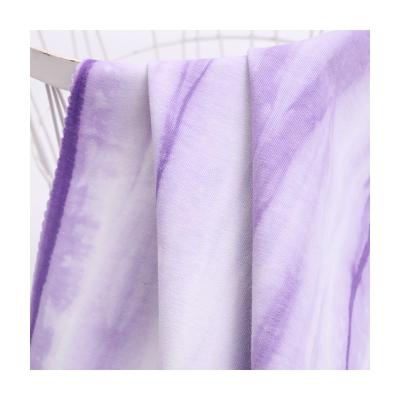 China New breathable spring hoodie tie-dyed fabric cotton spandex hoodie knitted fabric for sale