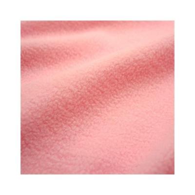 China Breathable Single Sided Fleece Knitted Fabric 75D Knitted Stretch Polyester Sweater Jacket Hat Apparel Fabric Fabric for sale