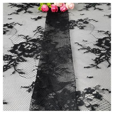 China Spring and Summer Style Women's Perspective Hollow Lace Non-conductive Fabric for sale