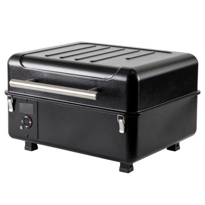 China Easily Assembled Wood Traeger Grills Ranger Grill TBT18KLD Pellet Grill And Smoker Black for sale