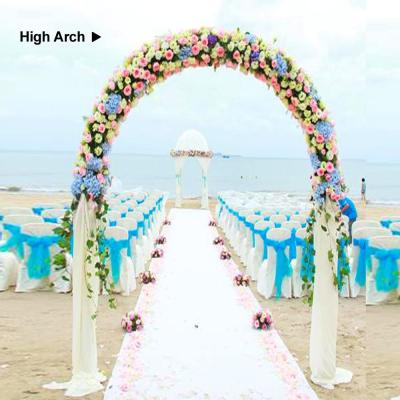 China Various Bridal Pergola Sustainable Shaft Metal Plant Wedding Garden Garden Arch for sale