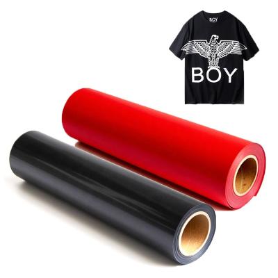 China Flexible Garment Decorating Craft Industry Film Plotter Heat Transfer Heat Transfer Vinyl Flocking Textile Colorful Cut Logo for sale