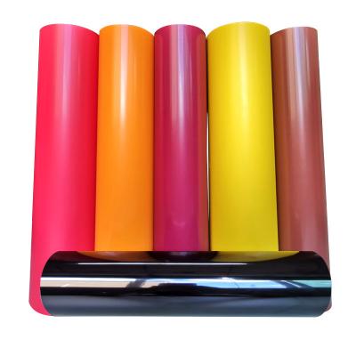 China Custom Made Easy Printable T-shirt Textile Cutting PU Thermal Press Vinyl Rolls Heat Transfer Vinyl For Apparel Logo for sale