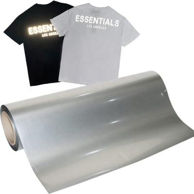 China Wholesale Reflective Reflective Vinyl Apparel Sign Vinyl Heat Transfer Textil Wrap PU Cutting Vinyl Transfer Film For Apparel for sale