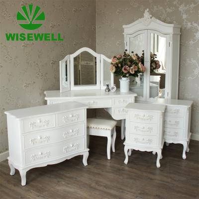 China European Home Furniture Wooden Bedroom for sale