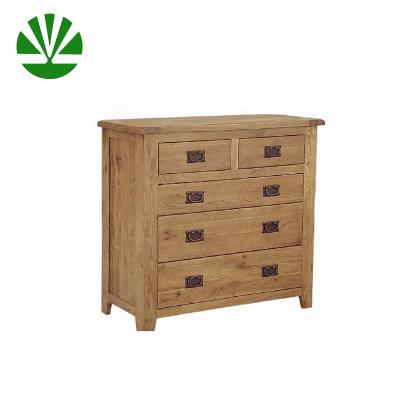 China Solid Wood Living Room Cabinet 2+3 Drawer Wooden Chest (W-B-0037) for sale