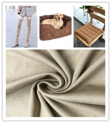 China Strong Stability Fake Suede Fabric Good Drape Property No Shrinkage Or Elongation for sale