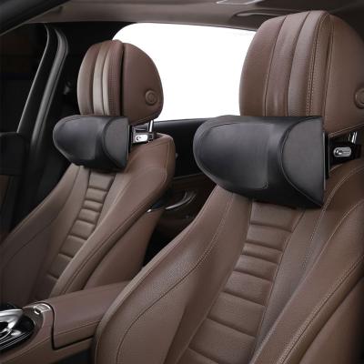 China Adjustable Back Cushion Memory Foam Car Headrest Rest Auto Accessories for sale