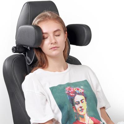 China Newest Design 1pc Car Headrest Pillow Foldable Sleep Pillow In Car Neck Support Cushion For Travel Factory for sale