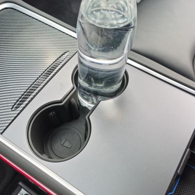 China Single Color Without The Model Strip Central Control Cup Storage For Tesla Model3/Y Tesla 2021 Accessories for sale