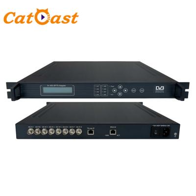 China Multicast Digital TV Headend For DVB Streaming 8 ASI To 64 SPTS IPTV Pass HPS3226 for sale