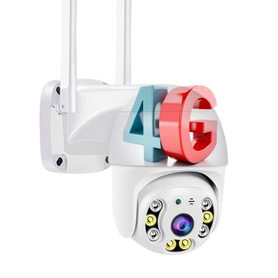 China Human Motion Tracking Surveillance Outdoor Camera Factory Supply ICSEE 4G Network 3G 4G SIM Card CCTV Night Vision PTZ Wireless Super IP Camera for sale