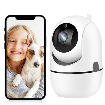 China PAN-TILT 2022 HD 1080P WIFI Video Camera Motion Tracking Detector Night Vision Two-Way Audio 2MP Baby Monitor Digital Zoom Smart Home for sale