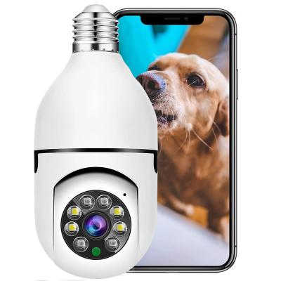 China PAN-TILT E27 Bulb PTZ Camera PAN-TILT E27 Security Smart Motion Alarm Detection Bulb 360 Bulb 360 Night Vision 1080P WiFi Two Way Audio Wireless Bulb Camera for sale