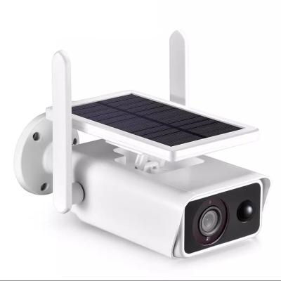 China NIGHT VISION Security Outdoor Radio Solar Powered Camera 3MP Human Motion Detection WiFi IP Surveillance Rechargeable Solar Camera for sale