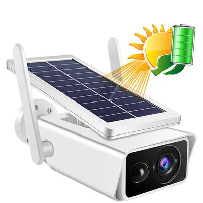 China CCTV PIR Motion 1296P Wifi Solar Power Battery Battery Operated Low Power NIGHT VISION Security Surveillance 3MP FHD Wireless Camera for sale