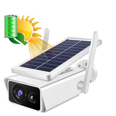 China Solar NIGHT VISION Factory Promotion Bullet Camera 3MP FHD Solar Smart Home ICSEE PIR Detection Low Power Consumption Camera for sale