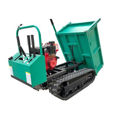 China Best Cost Effective Selling Mini 0.5 Ton Handheld Dumper Rubber Crawler Carriers with High Quality and Best Price for sale