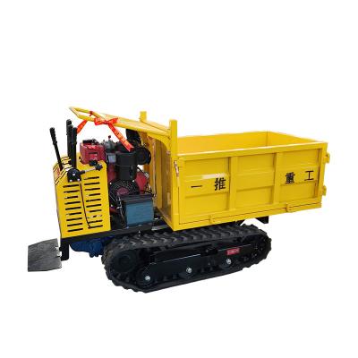 China Good quality 0.8 Ton Mini Dumper Rubber Crawler Transport good cost effective price made in China for sale