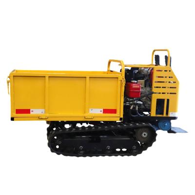 China Good Quality and Cost Effective Price of Hand Held Mini Crawler Dumper 0.8 Ton For Sell for sale