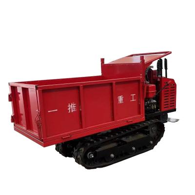 China Cost-effective hot selling product 0.8 Ton Handheld Mini Crawler Dumper with high quality and low cost for sale