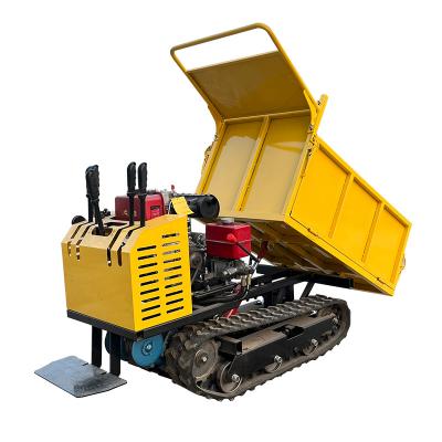 China 0.8 Professional Reliable and Cheap Cost-effective Ton Handheld Dumper Crawler Dumper manufacturers for sale