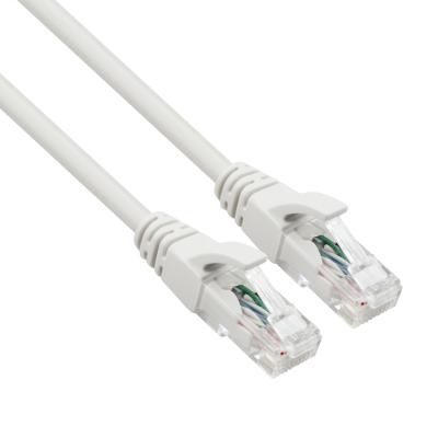 China UTP VCOM RJ45 CAT6 CCA Copper Wire 2m 3m FTP UTP Indoor Ethernet Lan Network Patch Cord With Button for sale