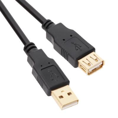 China COMPUTER Factory Wholesale Price Black High Level USB 2.0V Extension Cable 5m Male To Female for sale