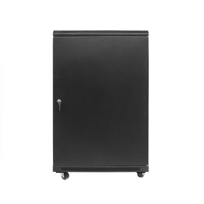 China SPCC Quality Cold Rolled Steel VCOM Floor Standing Rack Cabinet IP20 SPCC 19inch Data Center Server Rack Network Cabinet 22U for sale