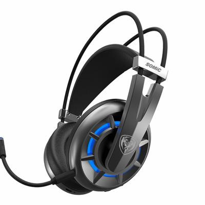 China Virtual 2.4g Gaming Headset Somic G939AIR 7.1 Surround 2.4g Wireless Gaming Headset With Detachable Microphone for sale