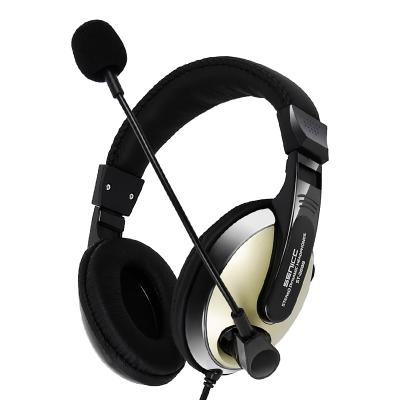 China SENICC ST-2688 Professional Headset Headphone Microphone Earphones Shop Office Headset For Laptop Internet Cafe Online Chatting for sale