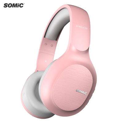 China CVC 8.0 Somic MS300 Mobile Accessories QCC Chipset Wireless Earphone Over Ear For Mobile, ps4, PC for sale