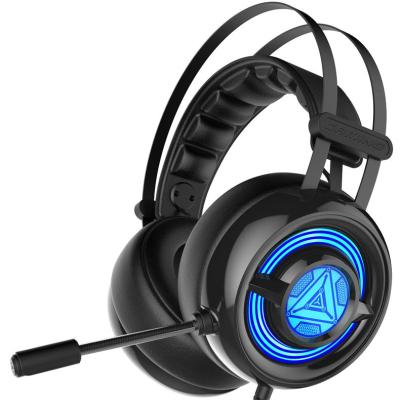 China Cute Custom USB SENICC W263 Backlit Stereo Earbuds Gaming Headset PS4 Headset With Mic Game Headphone for sale