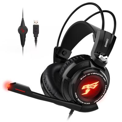 China Real Active ANC Noise Canceling Somic G941 Real Active ANC Noise Canceling Headphones 4D Game 7.1 USB Earphone and Earphone with MIC LED for PC PUBG LOL CF for sale