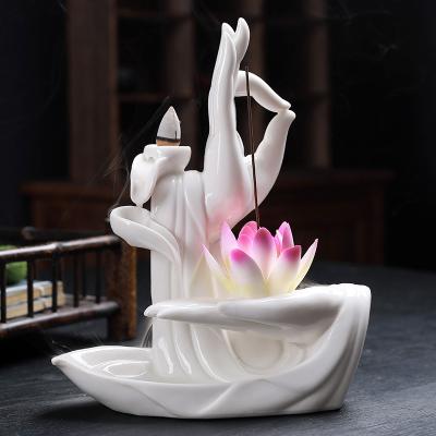 China Modern Antique Art Pterosaurs Censer Hands Censer Pottery Prayer Censer for sale