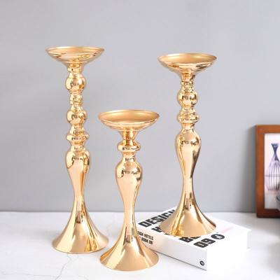 China FS03 wedding decoration wedding flower stand metal and crystal candle holder WEDDING table centerpieces wedding decoration for sale