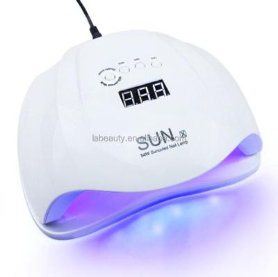 China Convenient 54W 36 Led Lights Nail Dryer Lamp UV Curing Automatic Nail Polish Gel Ice Profession Lamp Sensor Nail Art Manicure Tool CE for sale