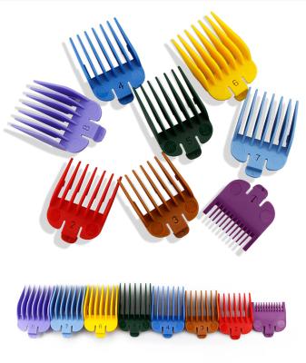 China Plastic Hair Trimmer Magic Color Hair Clipper Comb Attachment Guide Comb Limit Comb Accesorios Para Barbero Hair Trimmer for sale