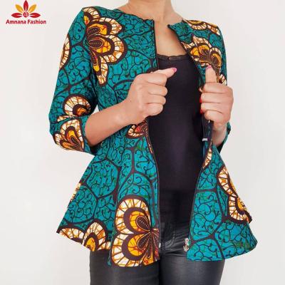 China Hot Selling Cotton African Print Top Clothing For Women Ankara Fabric Tops Clothing Best Quality With Price for sale