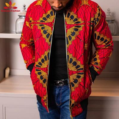 China Cotton fashion jackets mens wax fabric african clothing styles man with wholesale price for sale