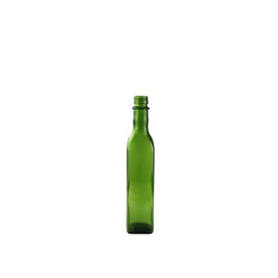 China Green Glass Olive Oil Bottle Unique Design 500ml Olive Oil Glass Empty Green Food Bottle for Olive Oil for sale