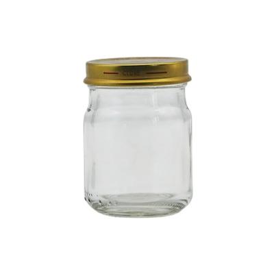 China Food Bird Nest Jar Round Jar 80ml Glass Jar Container Clear Empty Bird Nests With Easy Open Lid for sale