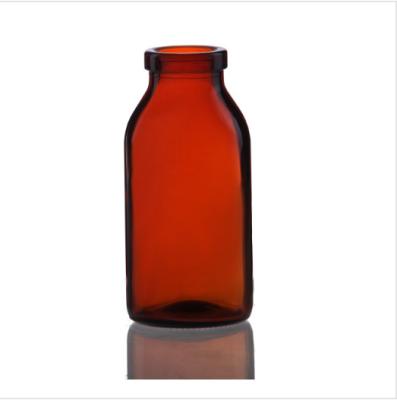 China Pharmaceutical Glass Bottle 100ml Amber Infusion Chemical Glass Bottle High Quality Medicine Low Price Vials for sale