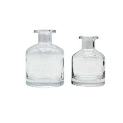 China Gift & Home Glass Reed Diffuser Bottle Room Aroma Eternal Round Bottle Craft New Product Flower Diffuser for sale