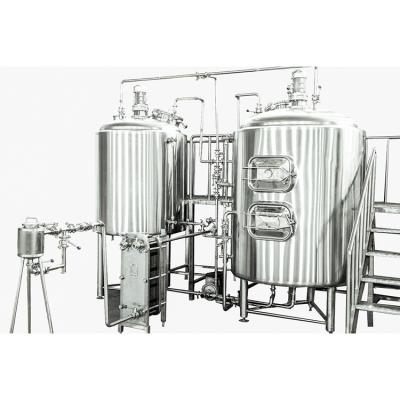 China Hot Sale Hotels Cheap Custom All Electric Beer Brewing Equipment Turnkey 400l Brewery In One System for sale