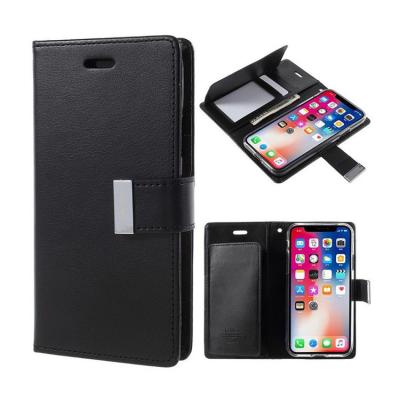 China Diary Rich Leather Wallet PU Leather Phone Case For iPhone 12 Case for sale