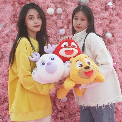 China PORTABLE Boonie Supports Cartoon Plush Toy Pillow and Furry Covering Multifunctional Set for Kids and Adult for sale