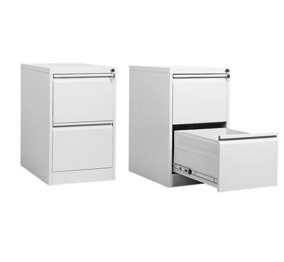 China (Size) RTD Adjustable High Quality Office Furniture Knock Down Vertical Metal Steel Cabinet with 2 Drawers for sale